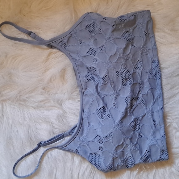 aerie Light Blue Active Sports Bra - Picture 1 of 8
